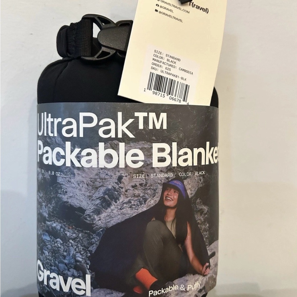 Gravel UltraPak Travel Blanket